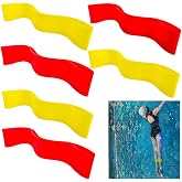 nsgglecher 6PCS Ankle Strap for Swimming, Legs Resistance Exercise Swim Band, Aquatic Resistance Belt, General Swimming AIDS for Adults