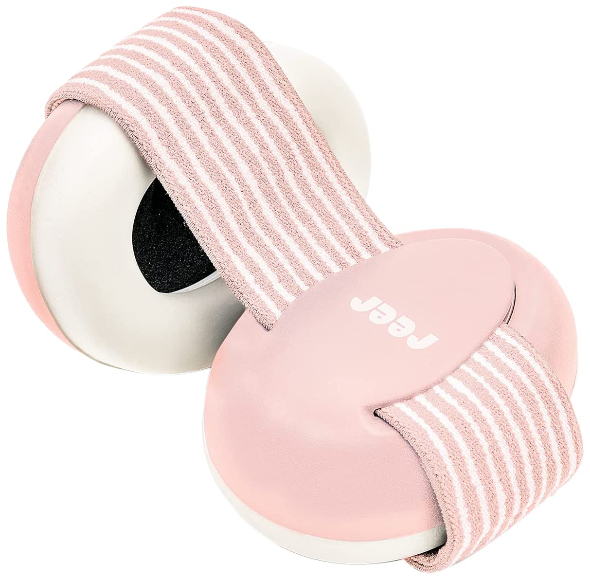 reer SilentGuard Ear Protectors for Babies - Extra Soft and Lightweight for Sensitive Baby Head - Grows with Your Baby - Pink