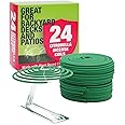 Citronella Incense Coil - Each Coil Could Last for 5-7 Hours- Suitable for Outdoor Camping, Patio, Hiking,etc (1 Pack Contains 24 coils & 2 Coil Stands)
