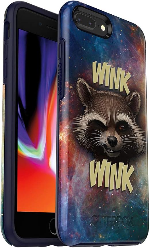 Amazon Com Otterbox Symmetry Series Disney Guardians Of The Galaxy Case For Iphone 8 Plus Iphone 7 Plus Only Wink Wink Rocket