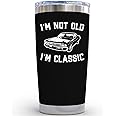 KLUBI Birthday Gifts for Men Unique Im Not Old Im Classic Mug Mens Birthday Gift Ideas 20oz Grandpa Gifts for Father's Day Gifts for Birthday Dad Birthday Gift for Grandpa Birthday Gifts for Husband