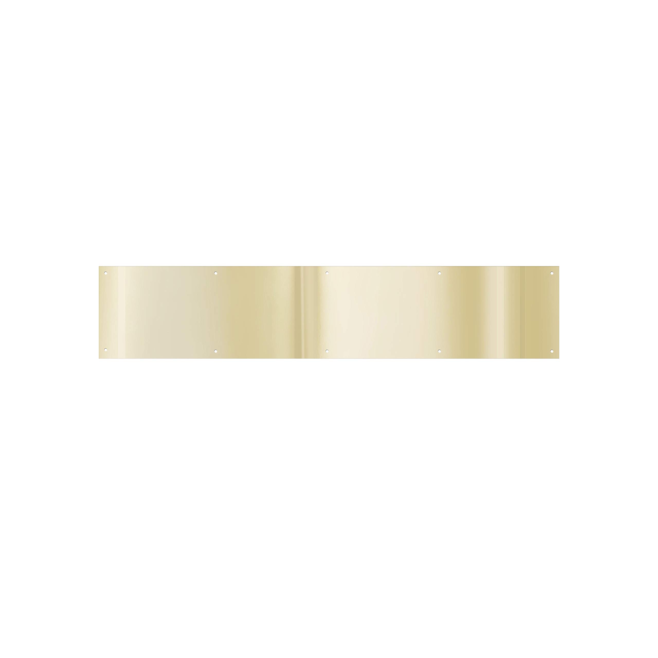 National Hardware Brass Kickplate for Front Doors, 6"x30" Brass Door Plate for Exterior Doors Like Front, Back, or Garage Doors where a Kick Plate Will Add Protection from Mud and Scratches, N270-306