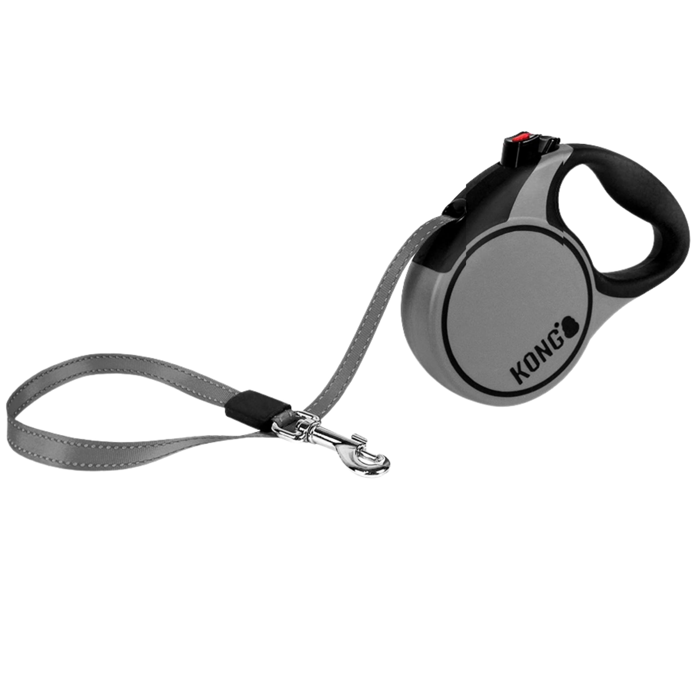 KONG Terrain Retractable Dog Leash, Medium, Grey, 5m Tape