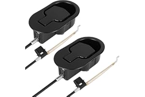 Nonley Heavy-Duty Metal Recliner Pull Handle Replacement with Cable, Universal Recliner Release Couch Handle Fits Most Major Recliner Chair Furniture (Exposed Cable Length 4.9inch)