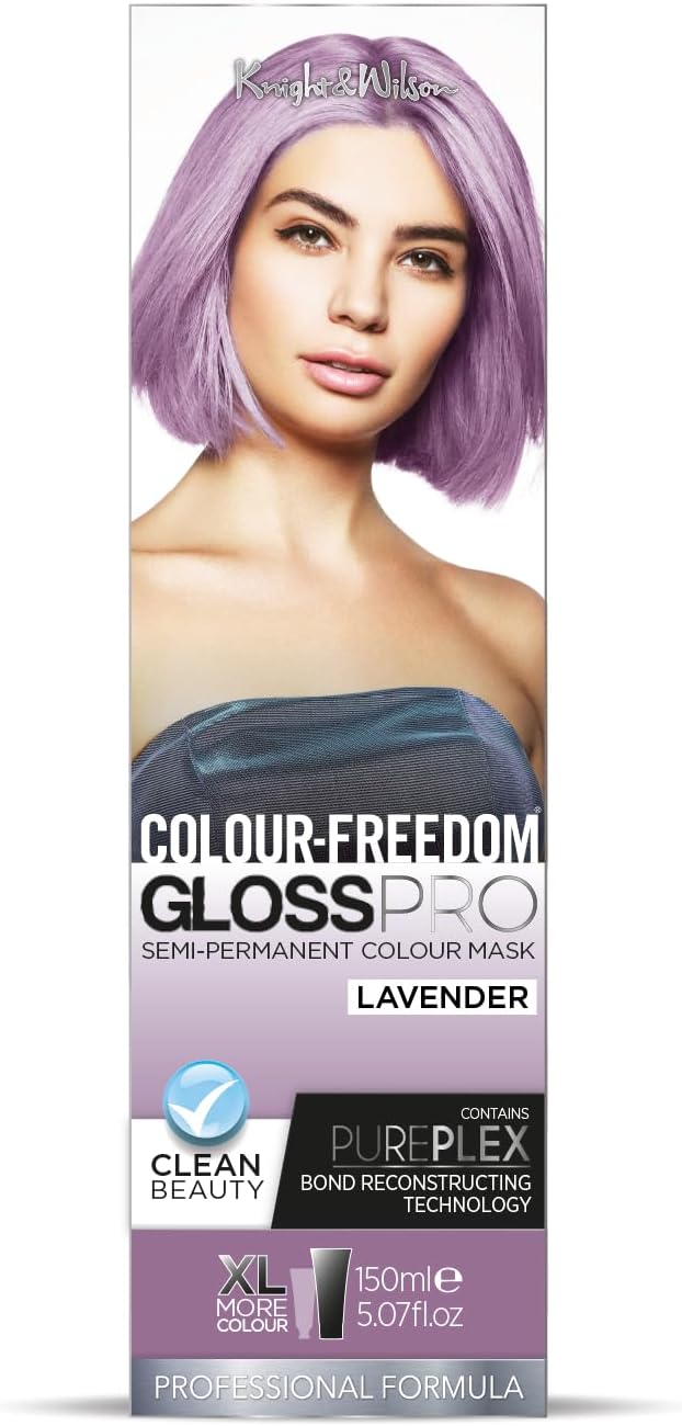 Knight & Wilson Colour Freedom Gloss Pro Lavender 150ml Semi-Permanent