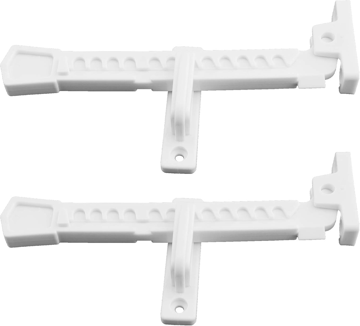 OTOTEC 2Pcs White Upvc Window Ventilation Restrictor Safety Locks also Suitable for Tilt and