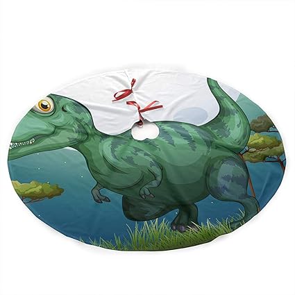 Amazon Com Cfecup Dinosaur In The Field At Night Christmas Tree