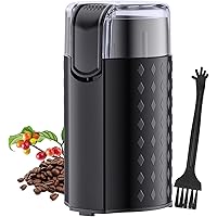 Coffee Grinder, Coffee Bean Grinder 200W Powerful Electric Mill Spice Grinder, Durable Stainless Steel Blade, Cord…
