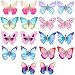 LOCOLO 18Pcs Hair Clips Butterfly Hair Clips Butterfly Snap Clips Barrettes for Toddlers Baby Girl and Women