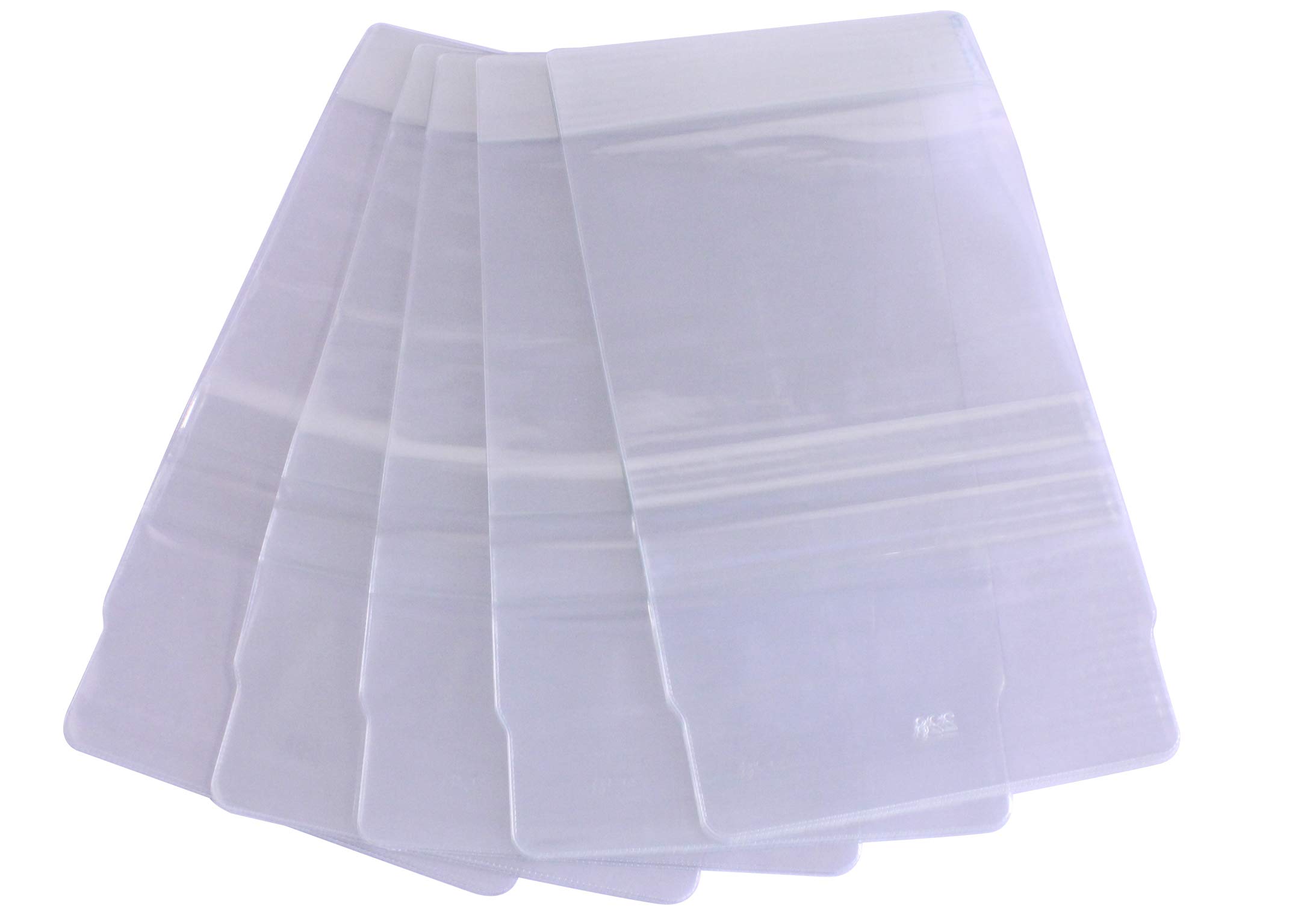 Bright Ideas Clear PVC Adjustable Book Covers, 500mm x 298mm (Flat), 130 Micron, PK50 Covers. Thick and Extra Strong. Easy to Clean and Wipeable Made to Protect School Exercise Books. BI9009