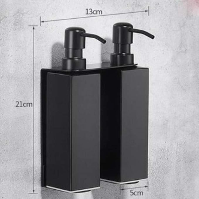 304 Stainless Steel Black Bathroom Shampoo soap Dispenser Liquid soap Dispenser Hand Kitchen