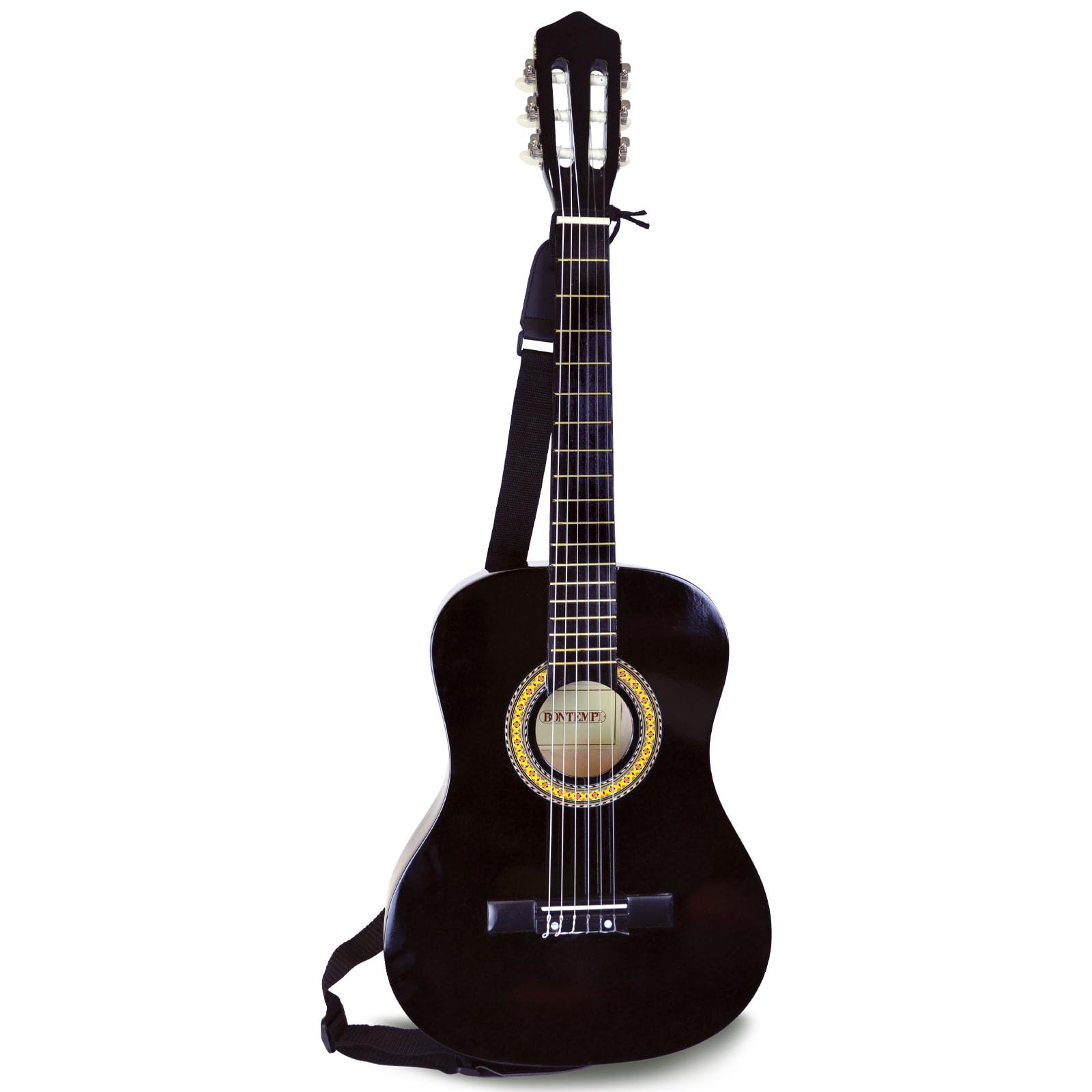 Bontempi Classical Wooden Guitar 92 Cm (Black) With 6 Strings