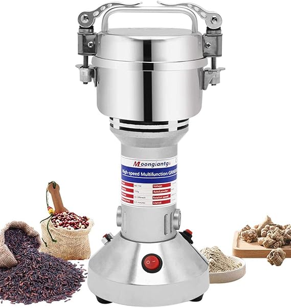 Moongiantgo Electric Grain Grinder Mill Herb Spice Grinder 150g