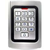 Retekess T-AC04 Access Control System,Garage Door Keypad | for Garage,home, office,factory,laboratory, bank, IP68 Waterproof,Wiegand 26 PIN Code RFID Keypad,Support 2000 Users