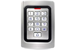 Retekess T-AC04 Access Control Keypad,Wiegand 26 PIN Code RFID Keypad,IP68 Waterpfoof,Garage Keyless Entry Pad,2000 Users,Doo