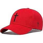 3D Embroidered Christian Hat for Men & Women, Jesus Faith Cross Hat, Religious Gifts for Christians Clothes