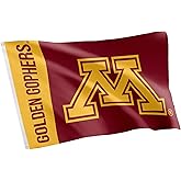 Desert Cactus University of Minnesota Flag Golden Gophers Banners 100% Polyester Indoor Outdoor 3x5 feet Flags (Team Name)