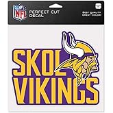 WinCraft Minnesota Vikings Slogan Perfect Cut Color Decal 8" x 8"