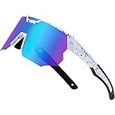 FEISEDY Polarized Sports Sunglasses for Men and Women,UV400 Baseball Sunglasses Youth Cycling Softball Goggles B0206