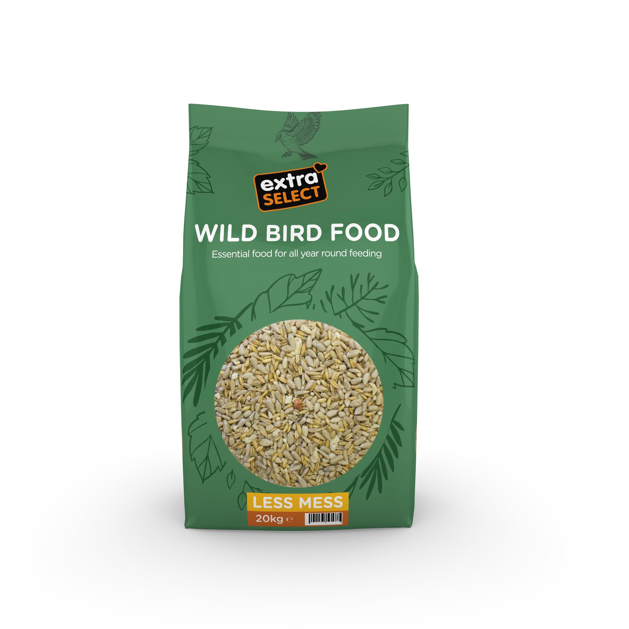 Extra Select Less Mess Mix Wild Bird Food, 20 kg