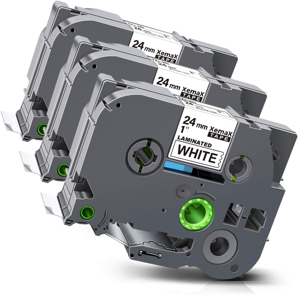 Xemax Compatible Label Tape Replacement for Brother PTouch Tze251 TZ