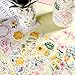 Yaomiao 400 Pieces Flower Stickers Flower Journal Stickers for Scrapbook Planners Phone Cases, Laptops