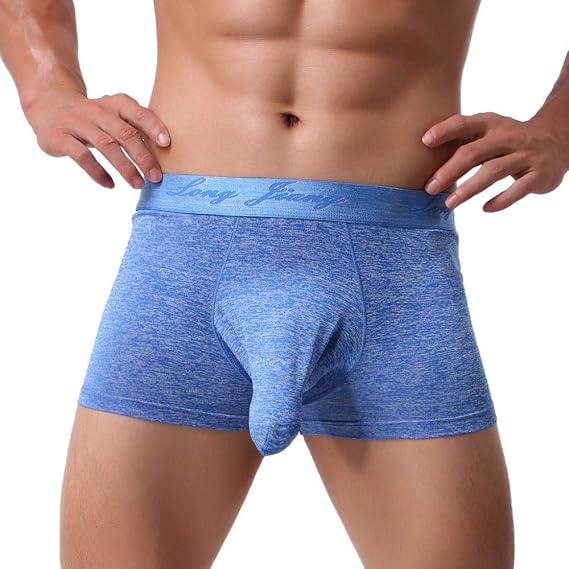Boxer Pour Homme En Microfibre - Confortable, Respirant, Taille Moyenne, Design Basique Et Créatif