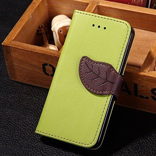 LG G5 Case, Eflistone® Wallet Card Holder PU Leather Pouch Luxury Magnetic Flip Leaf Style Case Cover with Stand for LG G5 (Green)