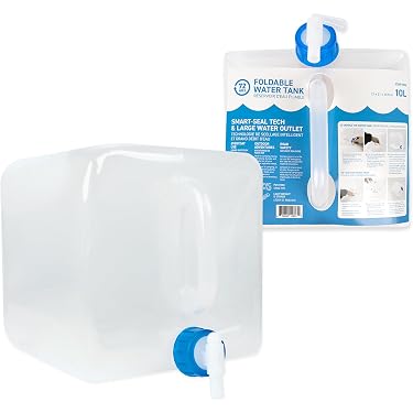 Réservoir D'Eau Pliable 10L Sans BPA - Sac Portable Pour Camping, Randonnée, Barbecue Et Urgences - Qualité Alimentaire