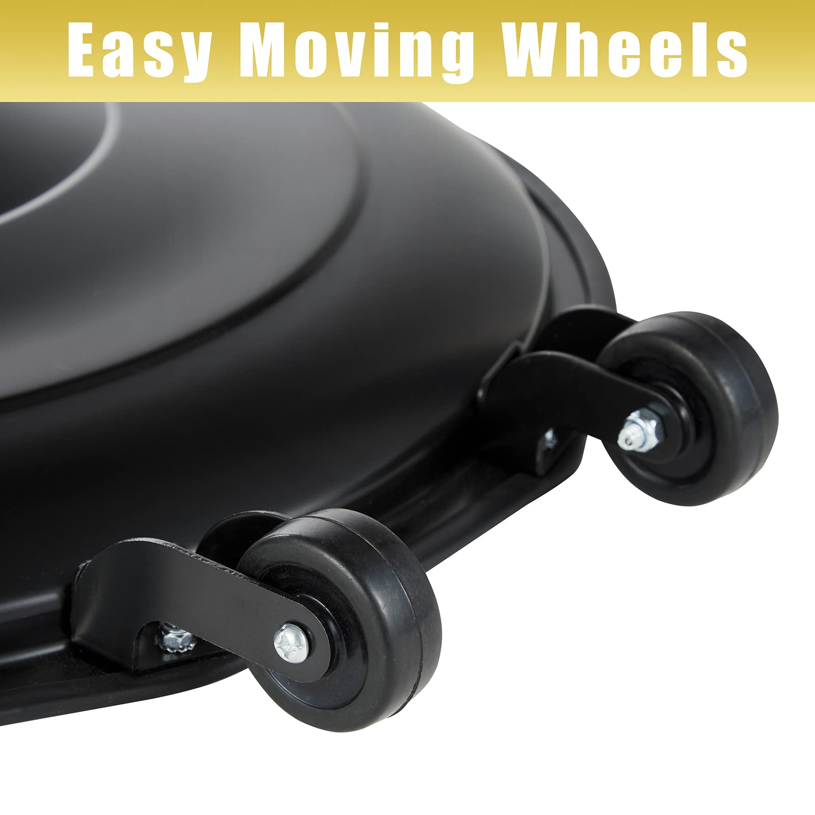 HiCFM 5000 CFM 20 inch High Velocity Pedestal Oscillating Fan with Powerful 1/5 Motor, 9ft Power Cord, Oscillation, Metal Body with Wheels for Garage, Commercial, Industrial - UL Safety Listed