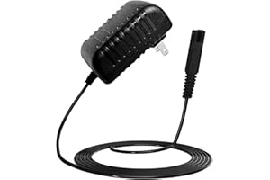 RAXSEG Dental Flossers Charger Replacement for Waterpik WP360 WP462 WP450 WF13 WP100 Water Flosser Power Cord Adapter Replacement Parts（Black）