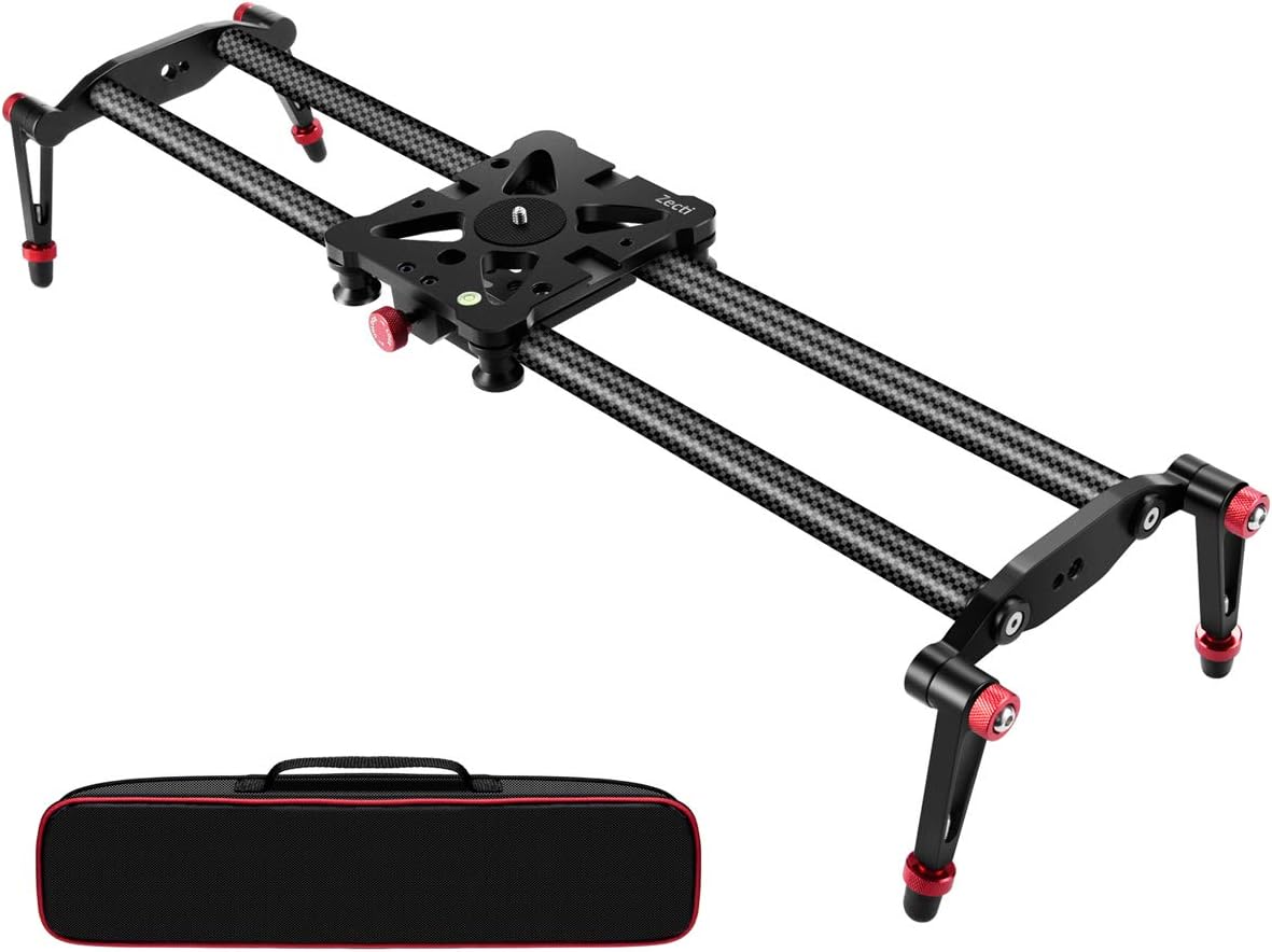 Zecti 31.5''/80cm Camera Slider Adjustable Carbon Fibre Amazon.co.uk