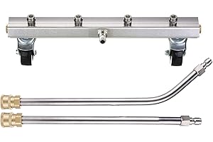 M MINGLE Pressure Washer Undercarriage Cleaner, Under Car Wash, with 45 Degree Angled Wand