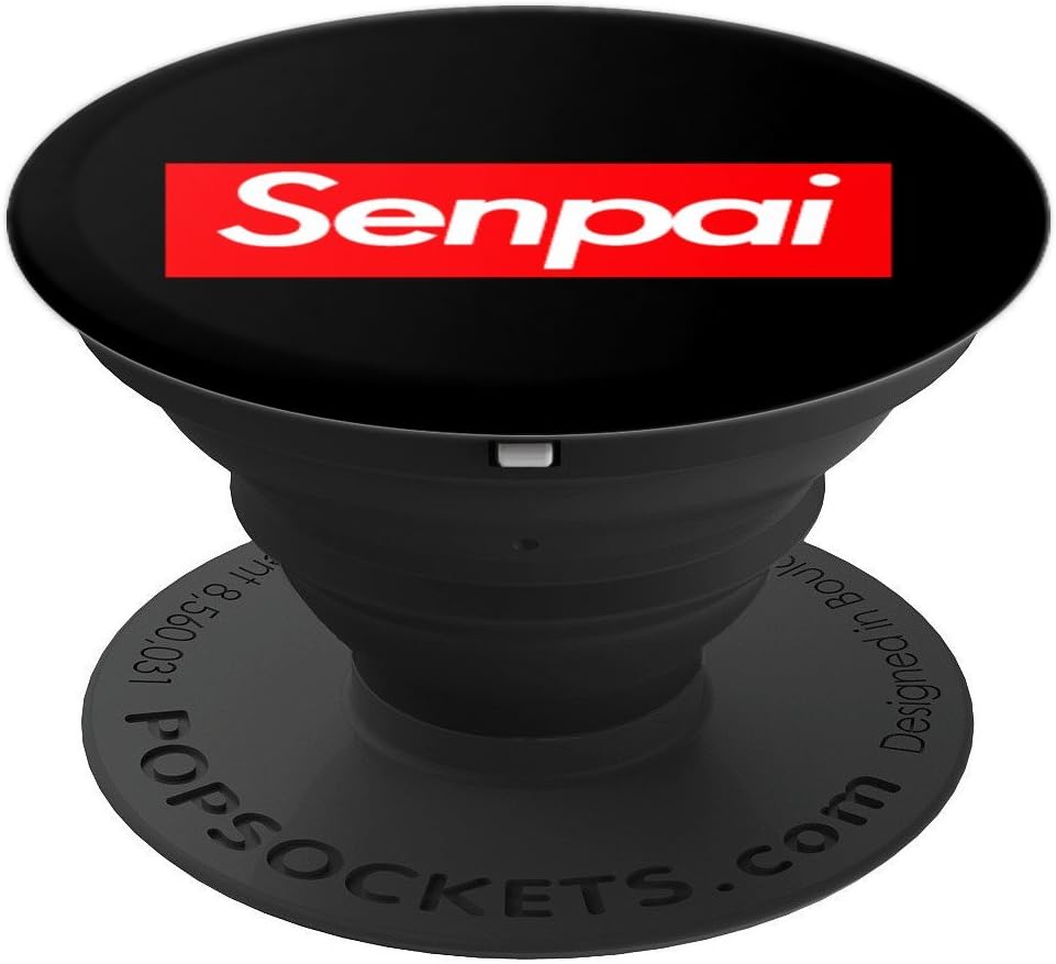 Senpai Notice Me Japanese Anime PopSockets PopGrip: Swappable Grip for Phones & Tablets