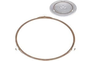 PEIXIONG 8.8 Inch Microwave Turntable Ring Microwave Roller Ring, Glass Plate Tray Support Holder, Replacement Inner Ring - for Microwave Oven Glass Turntable Plate. Roller Height 15 mm