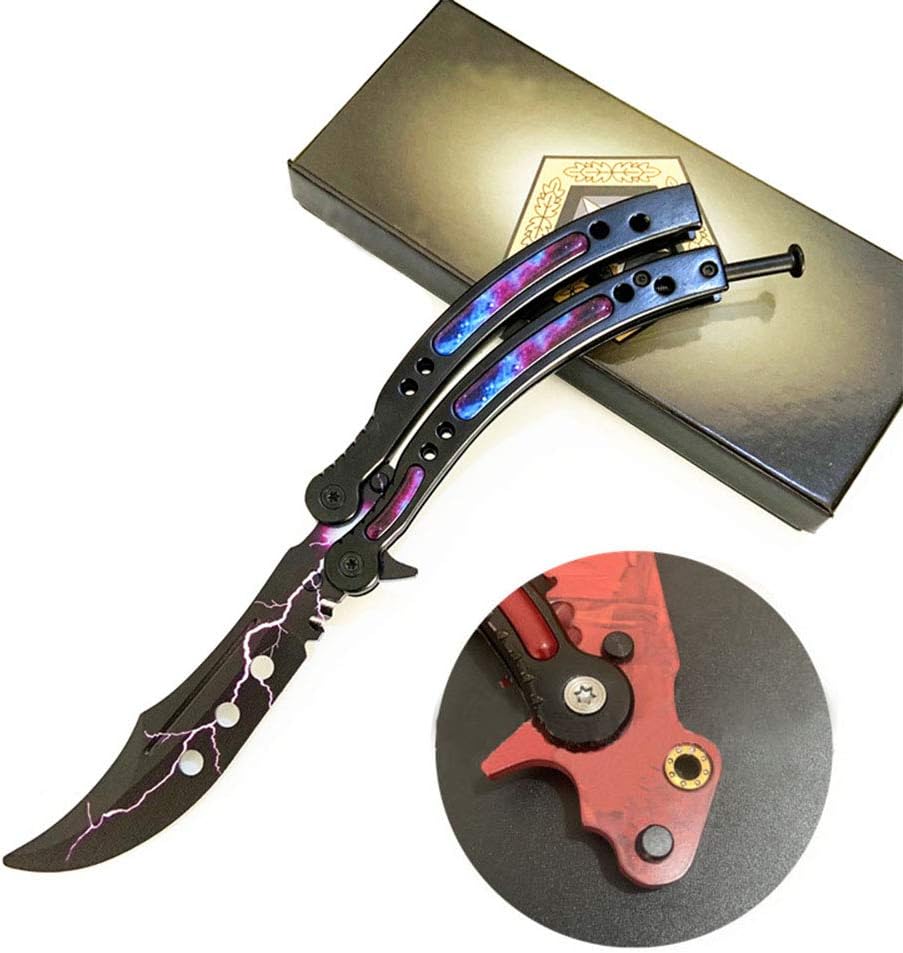 Training and Practice Trainer Practice no Offensive Blade - for Beginner Lover and More Cool & Unique Gift for Him Men Husband Dad Boyfriend Boys Mens Gifts Ideas (Lightning)