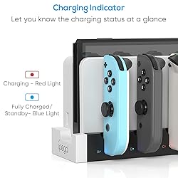 Klipdasse Nintendo Switch Joycon Charging