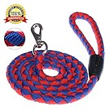 UPSKY Dog Leash Premium Dog Rope Leash for Small Medium Large Pets Premium Quality Nylon Rope 5 FT The Most Comfortable Traction Distance