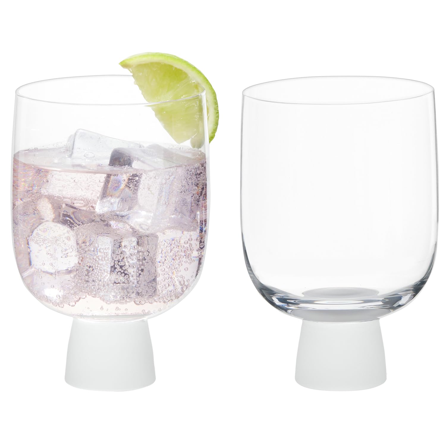 Anton Studio Designs Oslo Handmade DOF Tumblers for Whiskey, Spirits or Water - 300 ml - Frost - Set of 2 Elegant Drinking Glasses