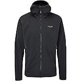 Rab Men's Kinetic 2.0 Hooded Waterproof Lightweight Jacket for Hiking and Trekking