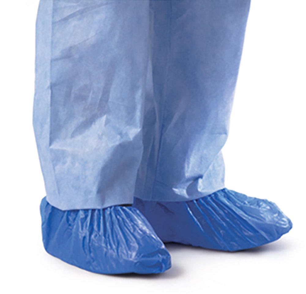 Buy Blue CPE (.55 MM) Shoe & Boot Cover Booties, Water Proof CPE