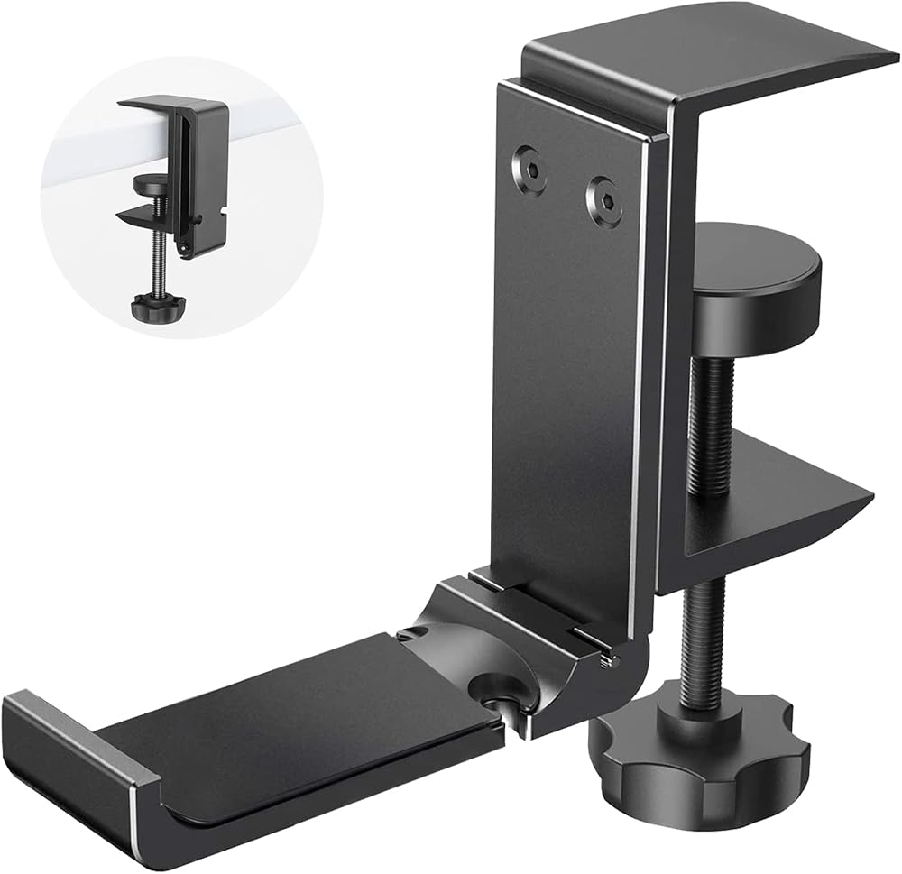 tempsnug Aluminum Foldable Headphone Stand Holder with Cable Organizer Non-Slip