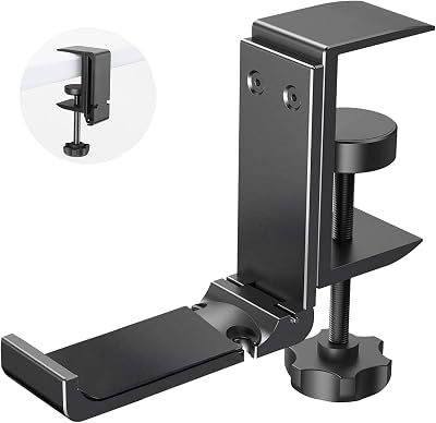 tempsnug Aluminum Foldable Headphone Stand Holder with Cable Organizer Non-Slip