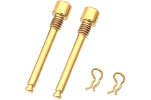 KavandirJP 2X Bike Disc Brake Bolts Brake Clamp Bolt Portable M4 Thread Titanium Bolt Spare Parts Alloy Bike Caliper Bolts Bi