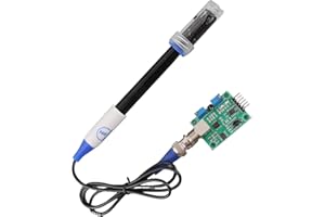 Acouto PH Sensor PH Sensor PH Electrode Probe Acquisition Sensor Module PH Value Monitoring Board Kit with BNC Connector - PH