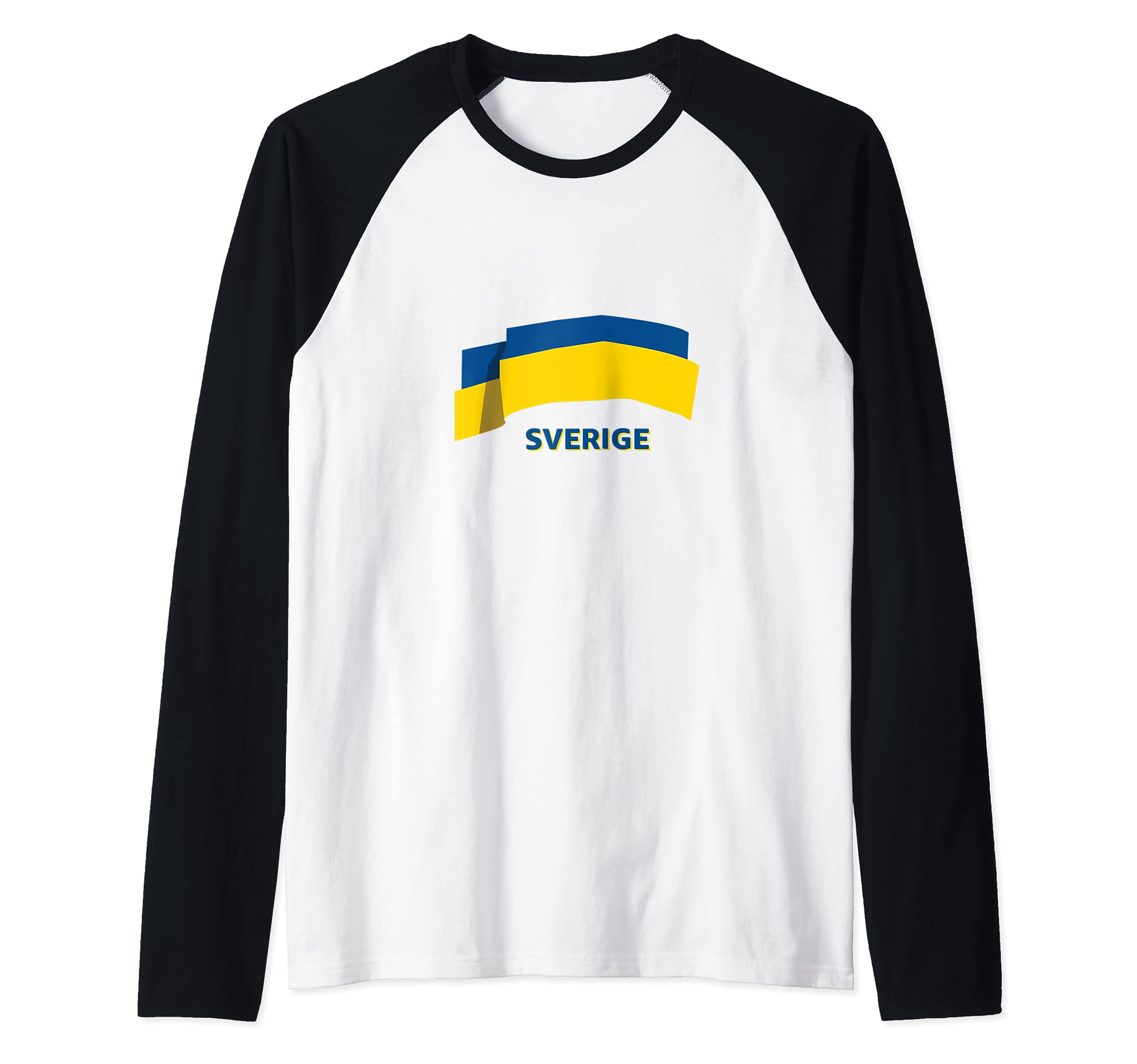 Flag Sweden Raglan Baseball Tee