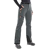 Heathyoga Snow Ski Pants Women Waterproof Softshell Insulated Fleece Lined Snowboard Pants Hiking Pants for Winter Outdoor