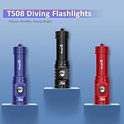 WINDFIRE TS08 Scuba Diving Flashlight, Super Bright