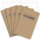 Elan Publishing Company ELAN Publishing ELAN-FN-003A Field Notebook, 3.5" x 5.5", Lined Memo Book, Kraft