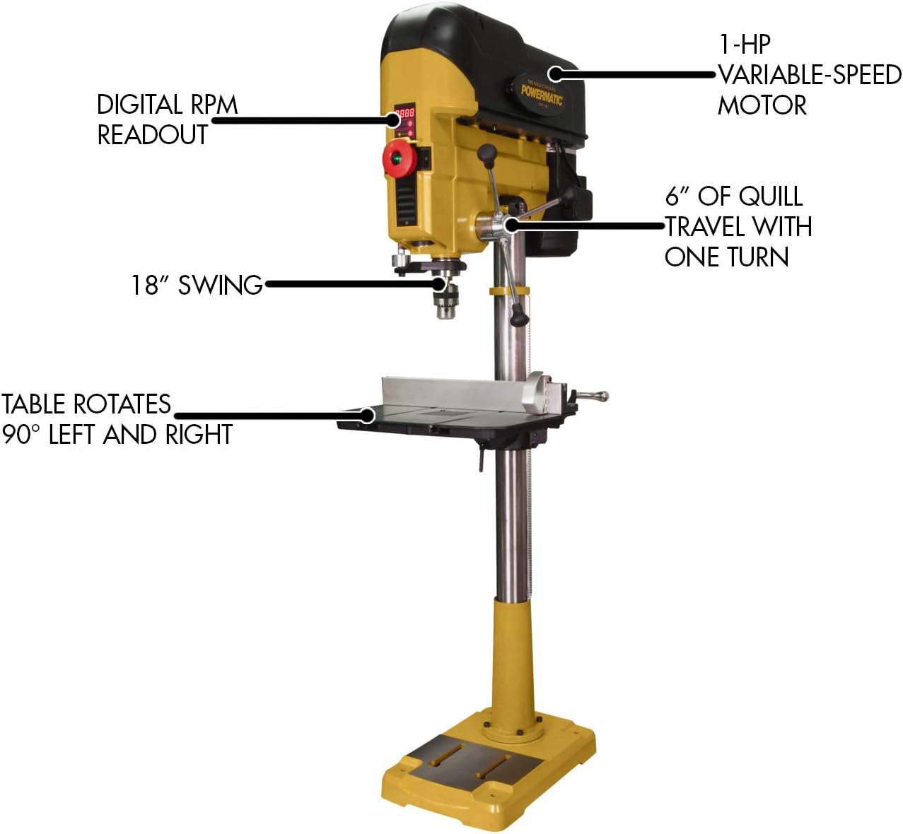 Powermatic PM2800B, 18-Inch Drill Press 